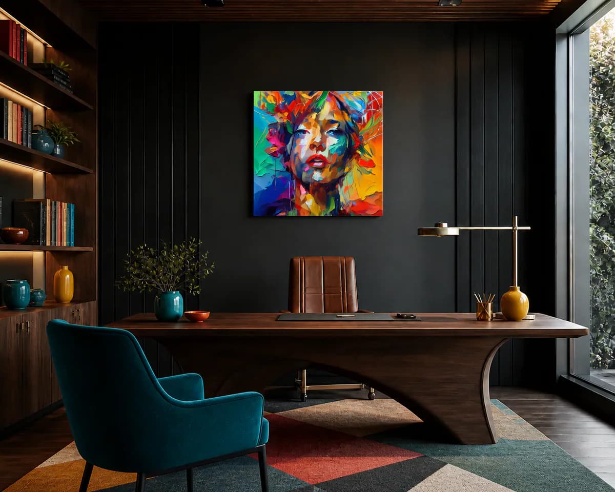 Inner Bloom displayed in a office