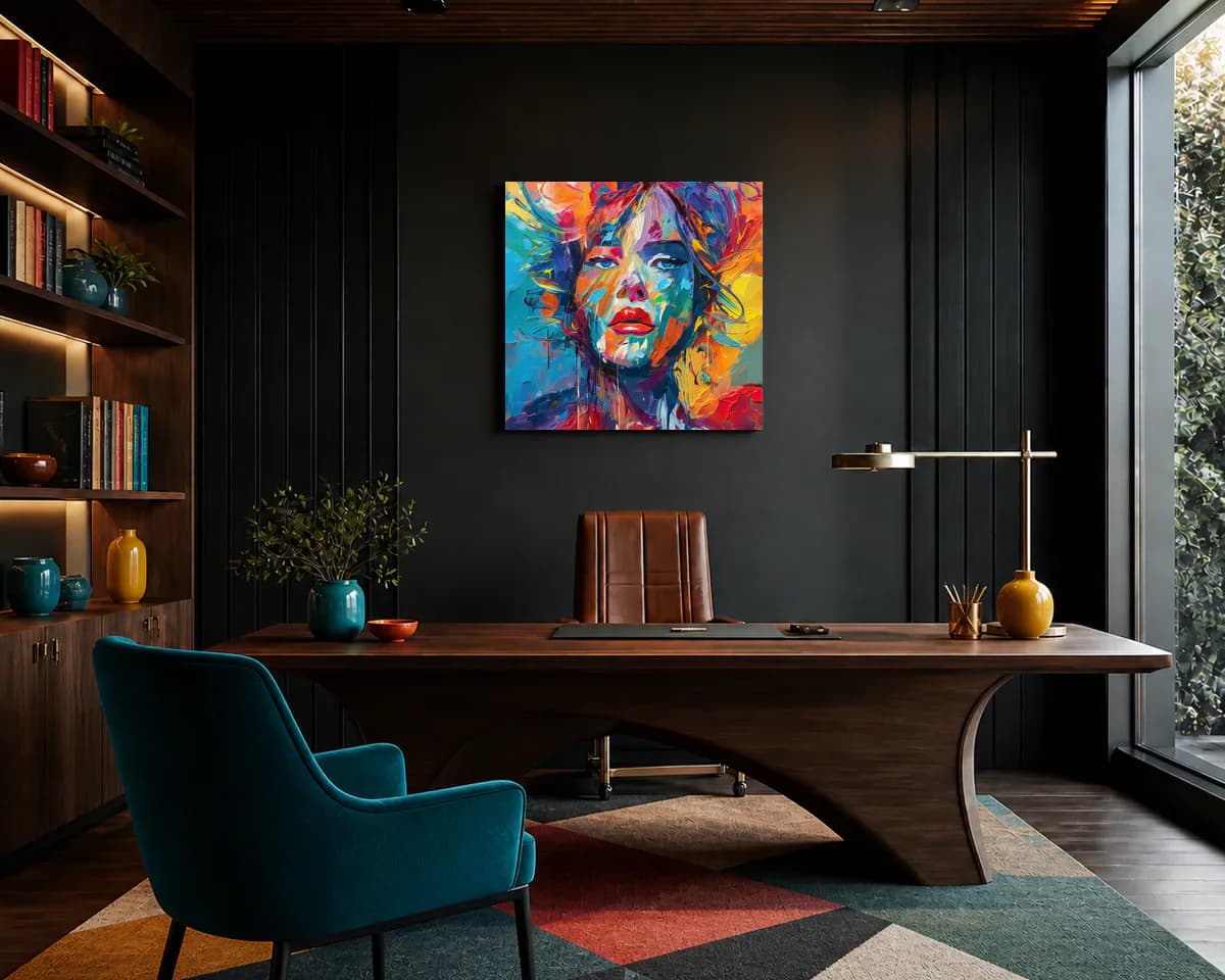 Expanding Horizon displayed in a office