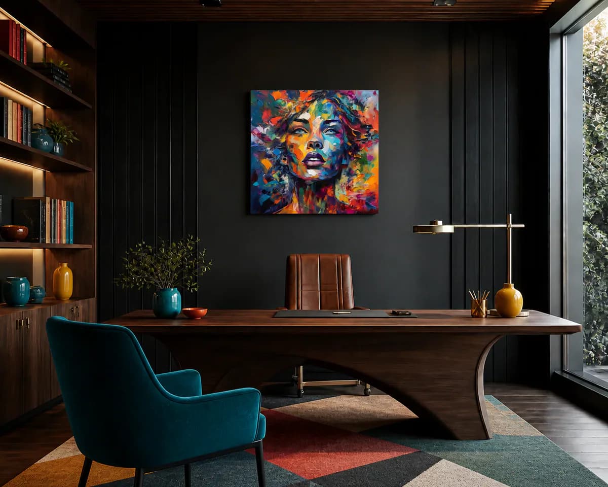 The Power of Wonder displayed in a office