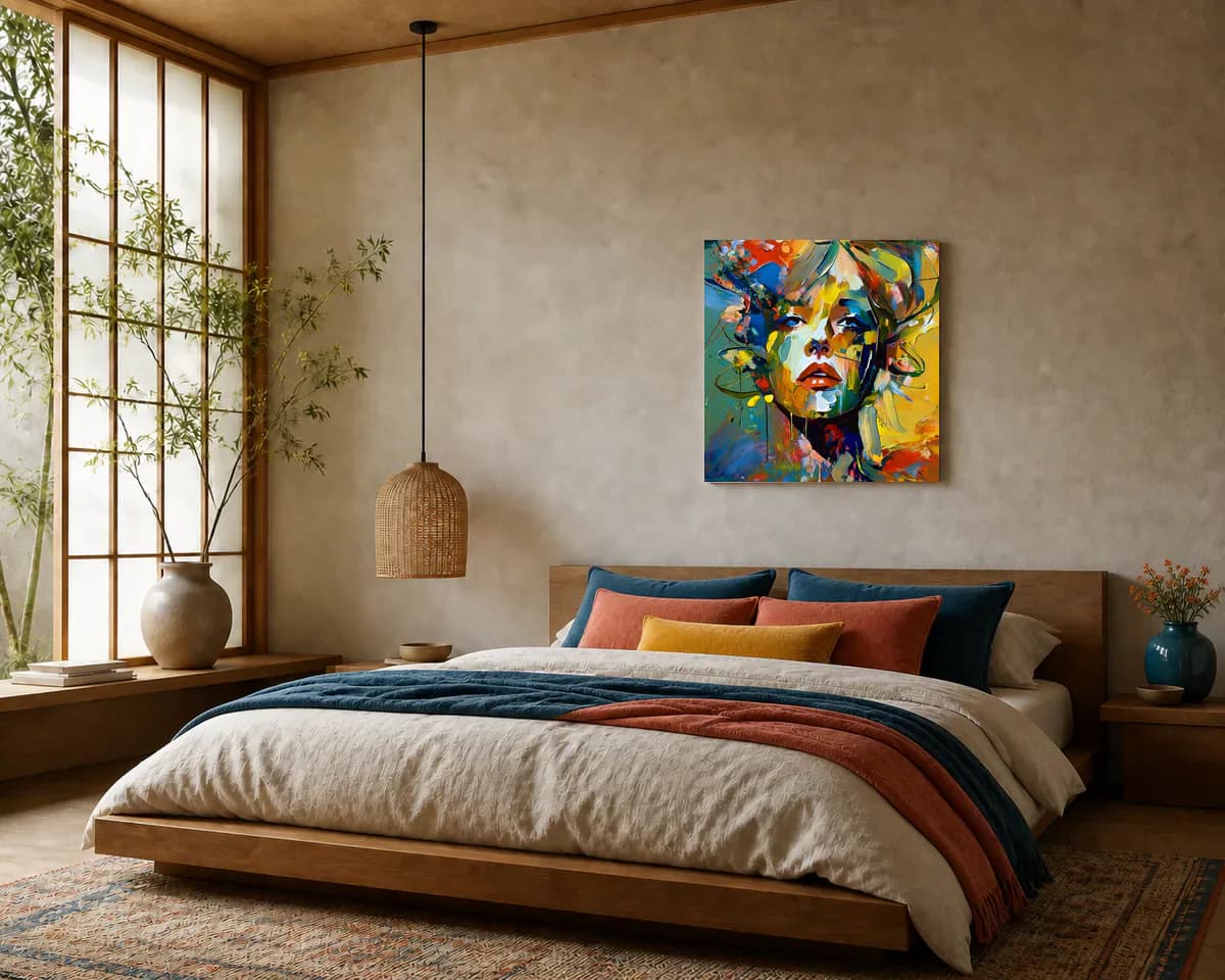 Alliance with Nature displayed in a bedroom