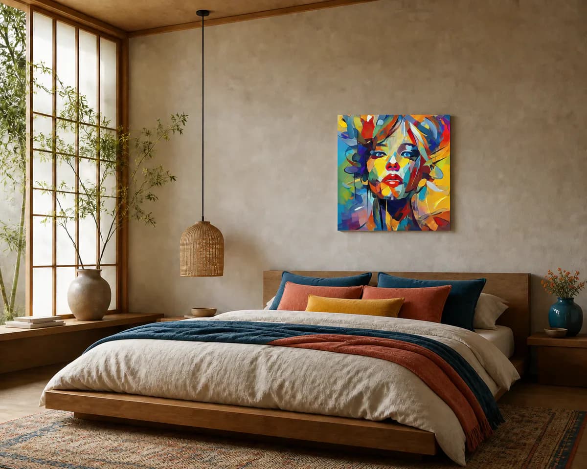 Radiant Centre displayed in a bedroom