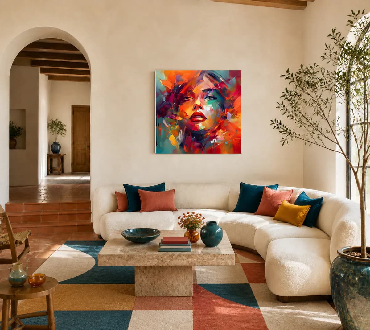 Bold Turn displayed in a living room