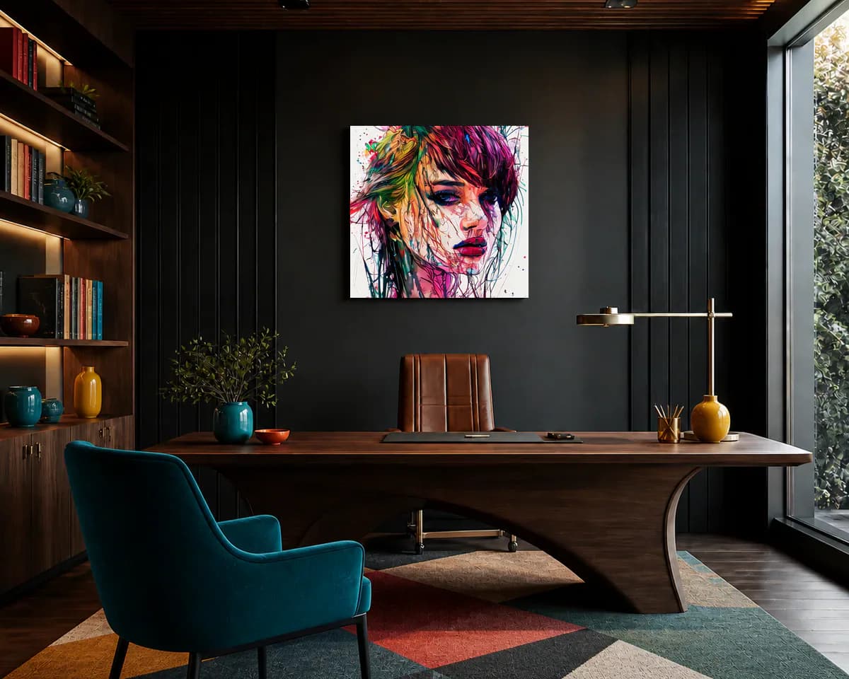 A Free Gaze displayed in a office