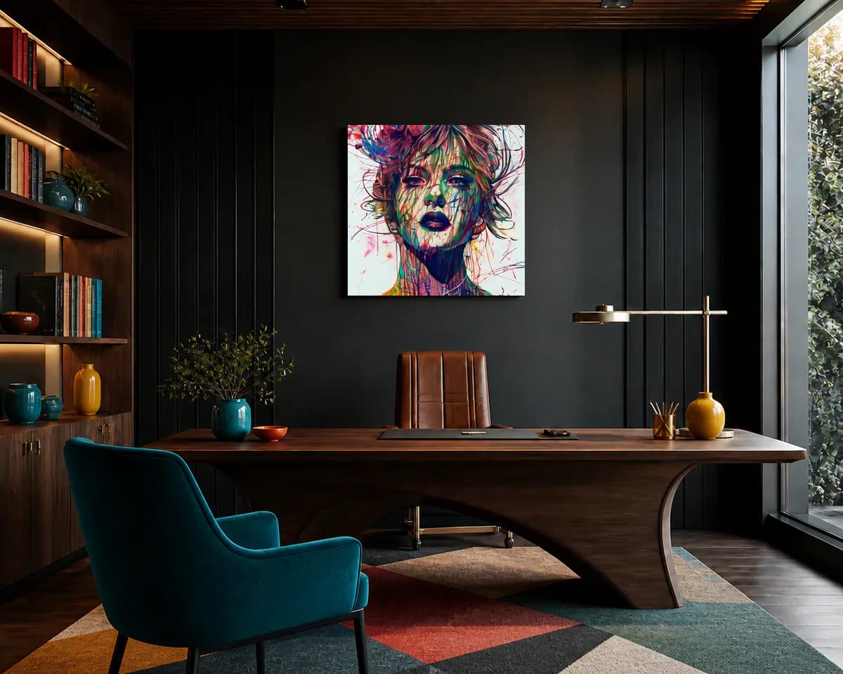 Layers of Memory displayed in a office