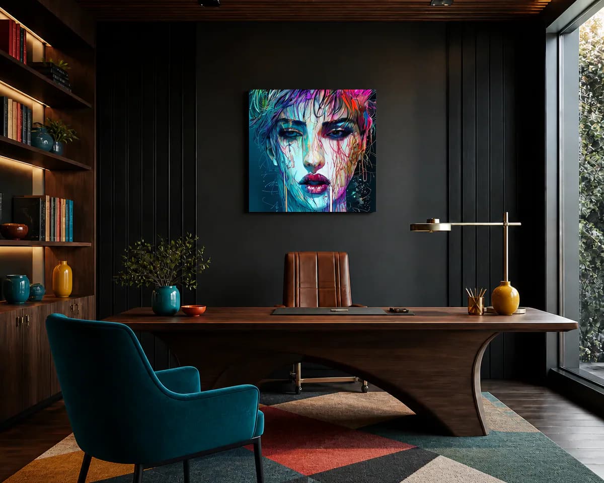 Cool Fire displayed in a office