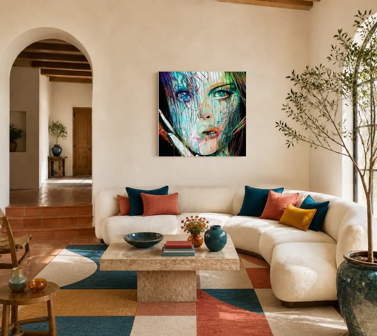 Essence Preserved displayed in a living room