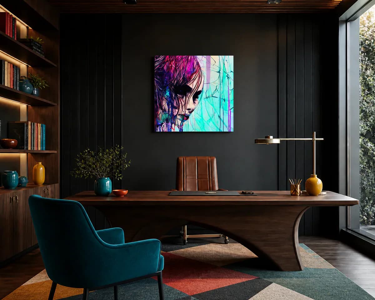The Self Emerging displayed in a office